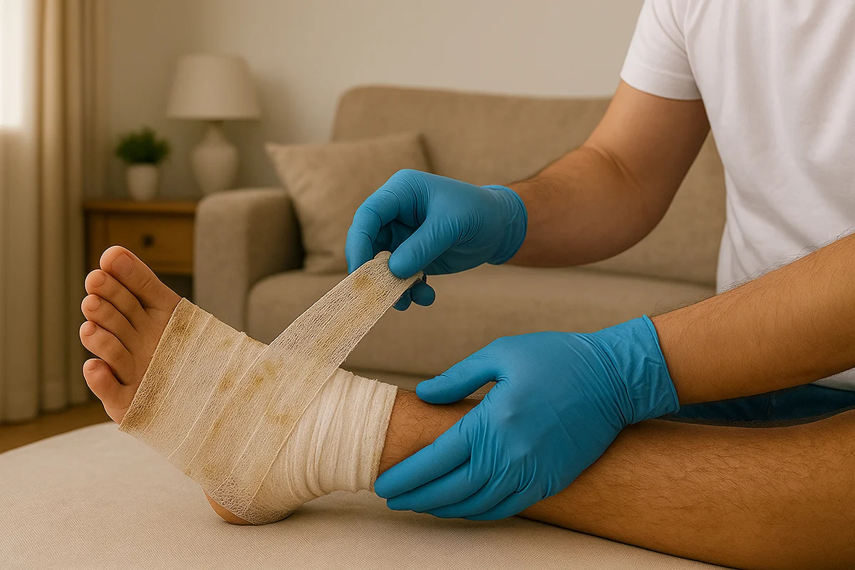 روشهای ایمن پانسمان در منزل