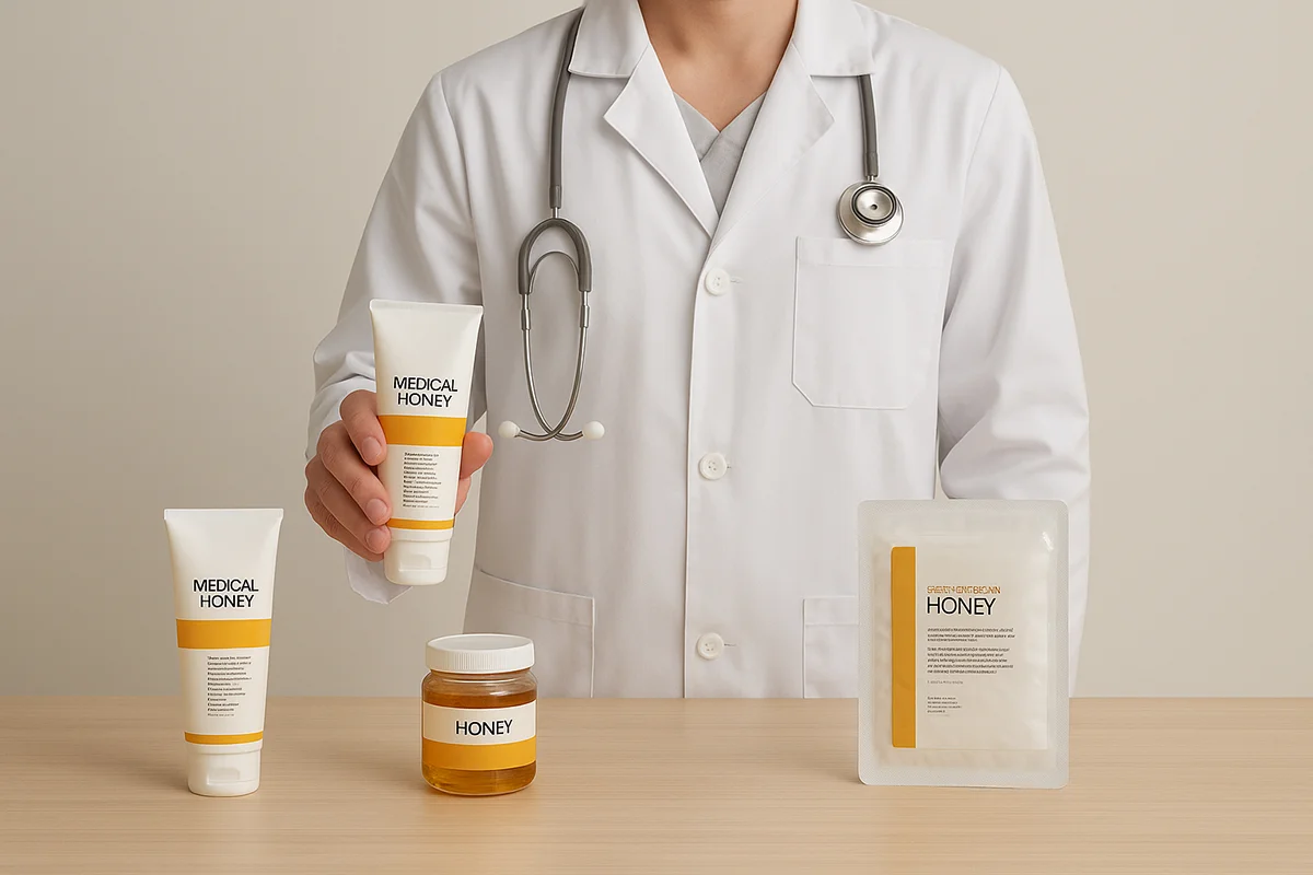 درمان زخم با عسل