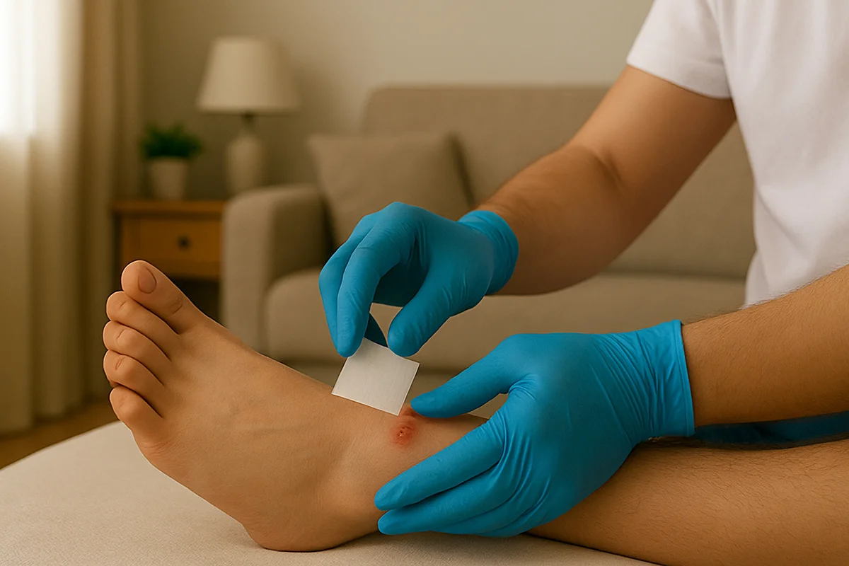 روشهای ایمن پانسمان در منزل