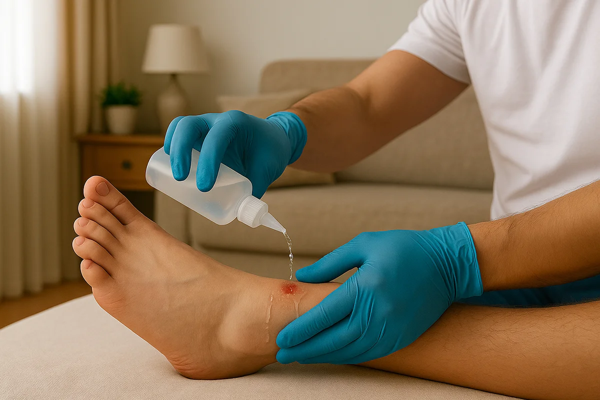 روشهای ایمن پانسمان در منزل