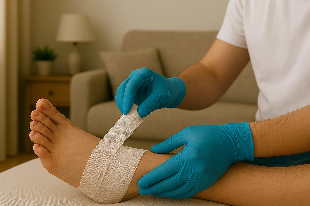 روشهای ایمن پانسمان در منزل