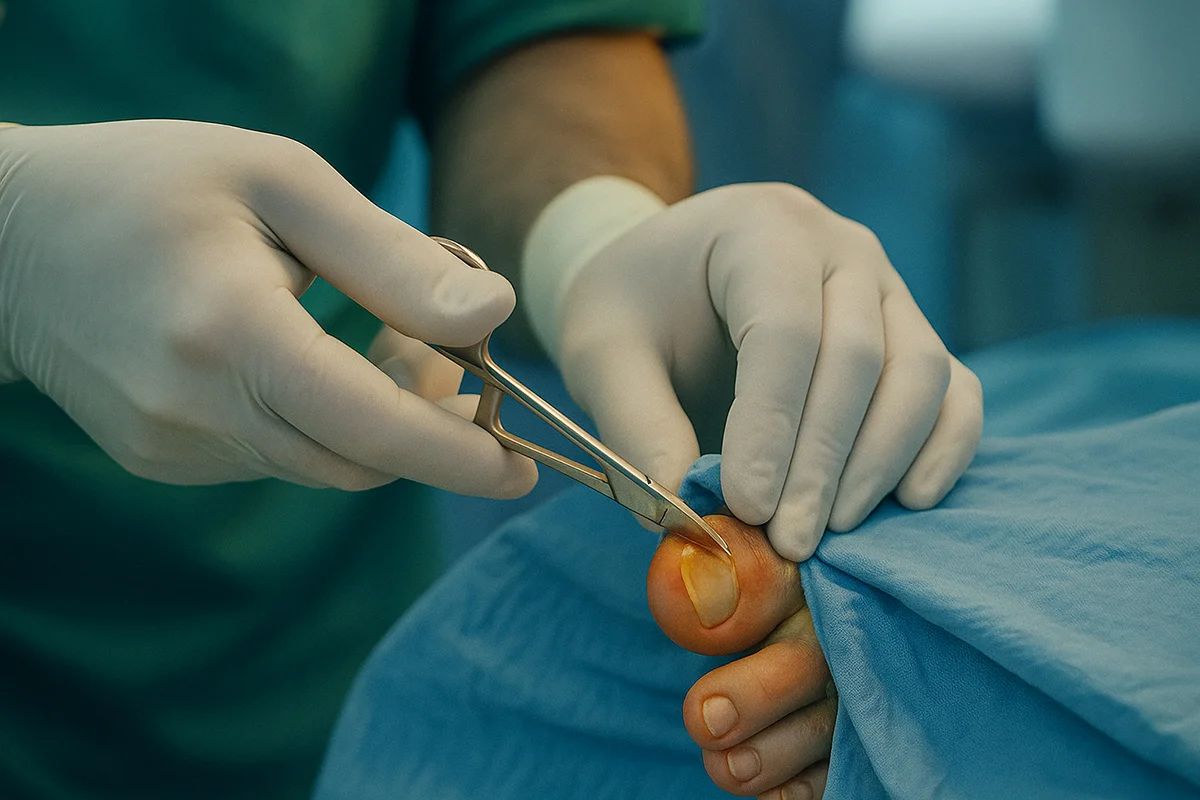 جراحی ناخن پا یا درمان‌های غیرجراحی