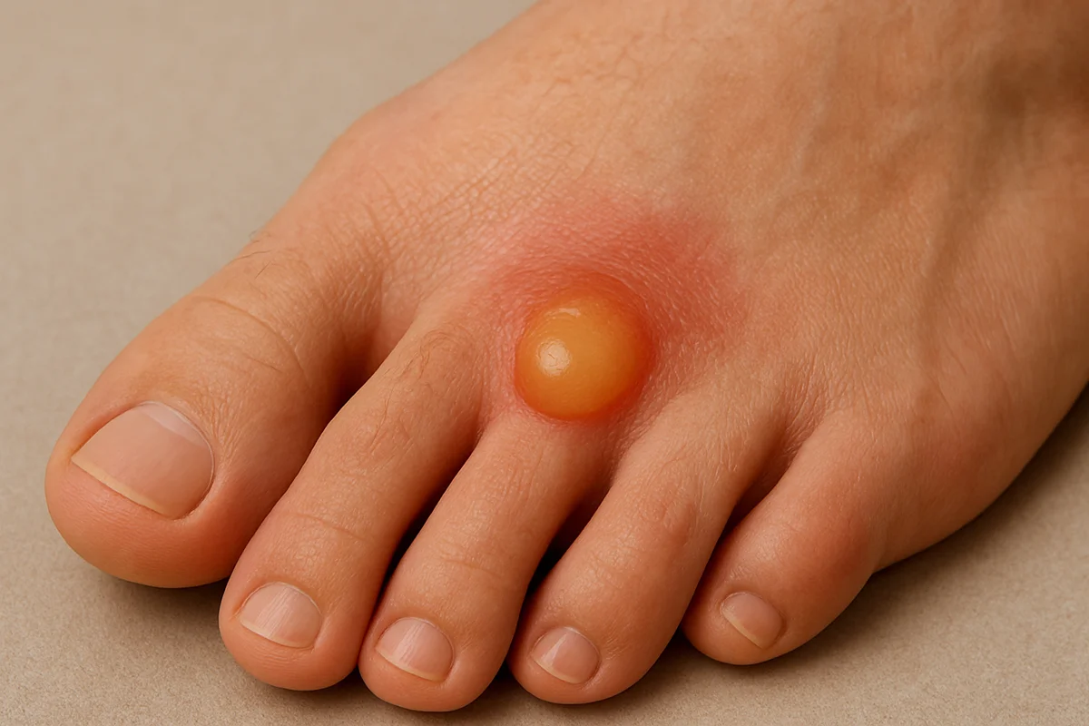 تاول پای دیابتی