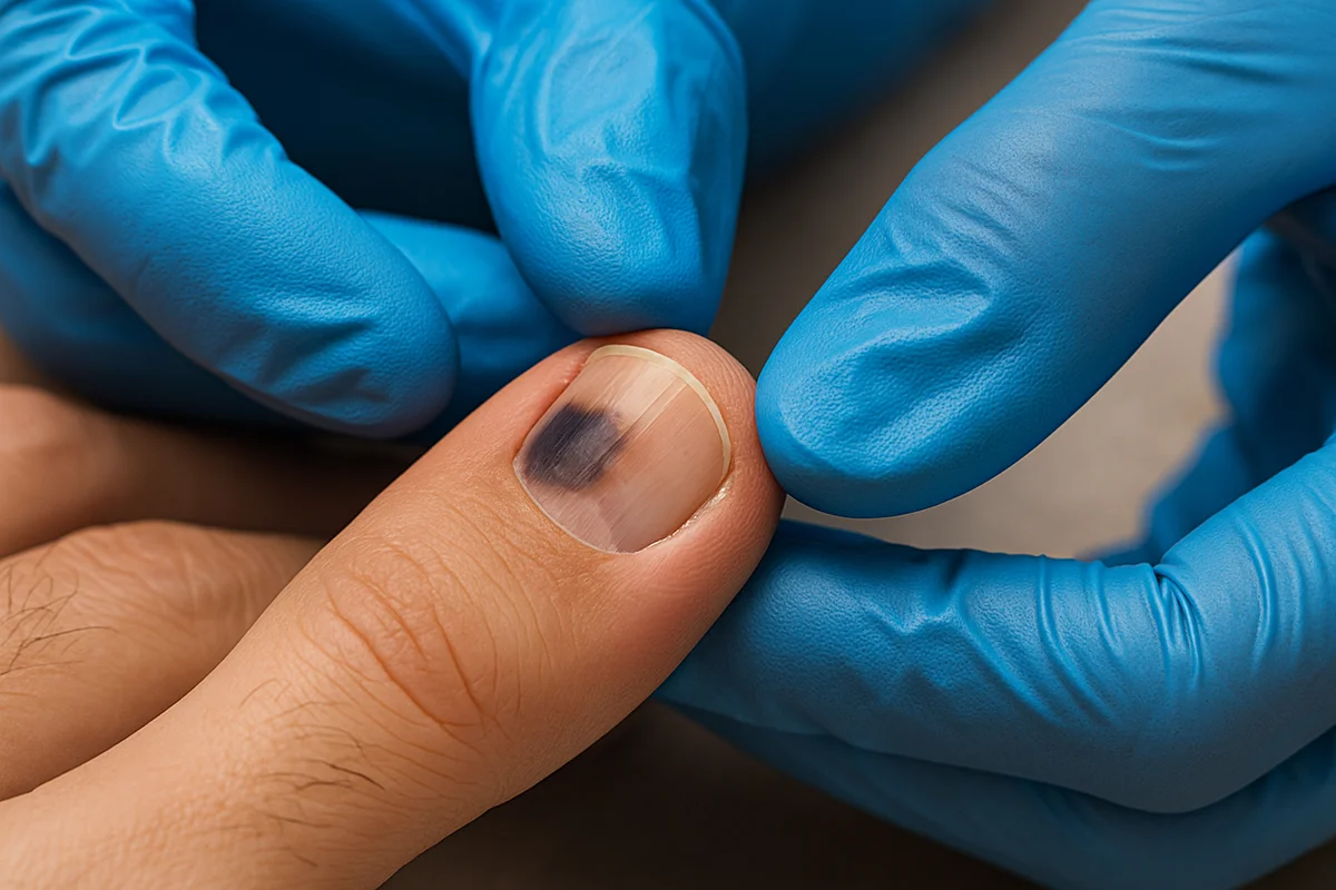 سیاه شدن ناخن