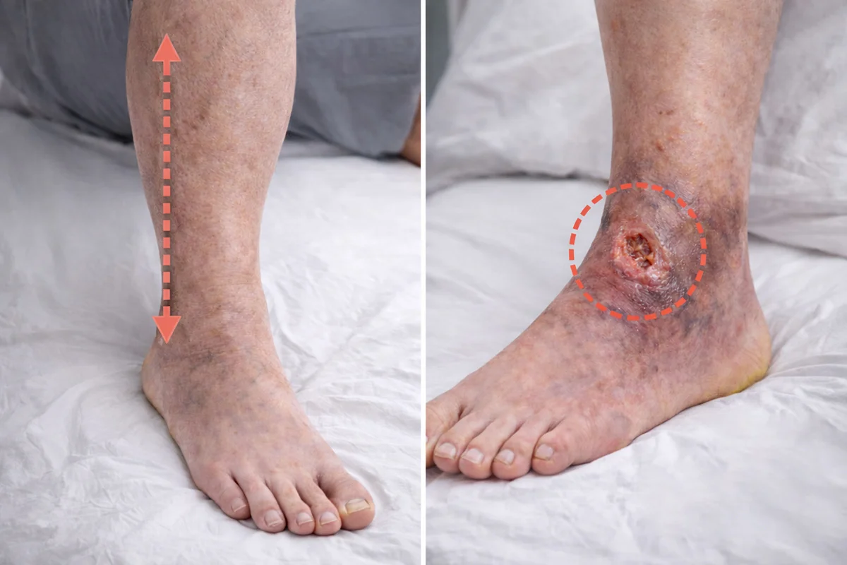 چرا زخم وریدی پا برمیگردد؟