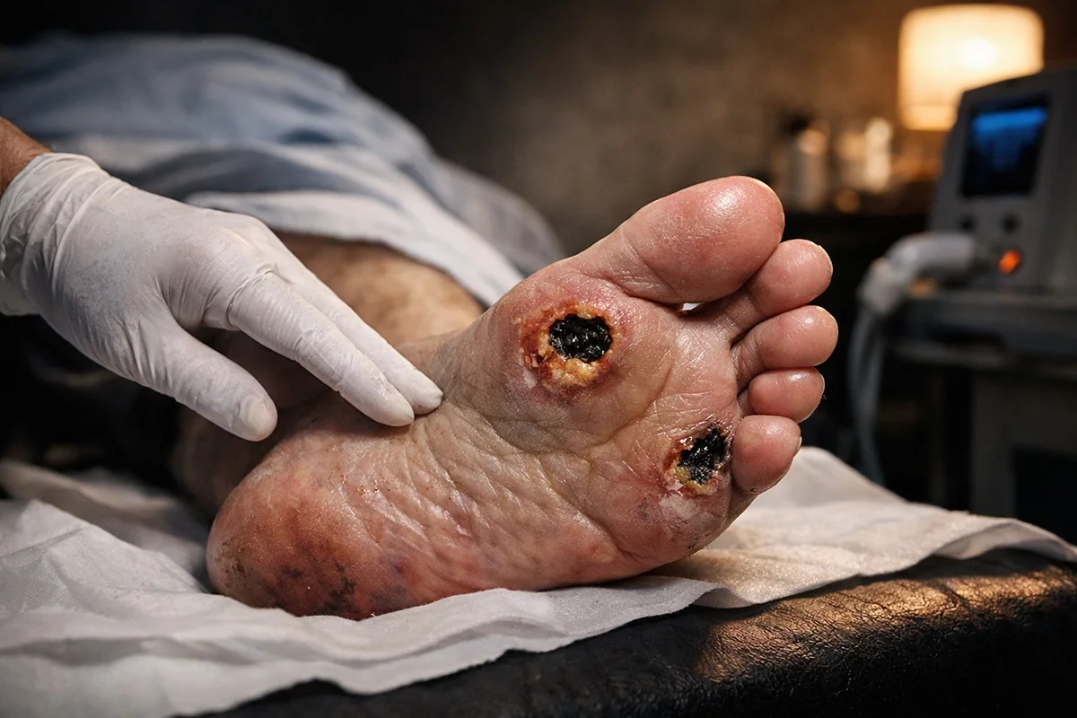 علائم زخم شریانی پا چیست؟